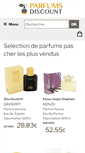 Mobile Screenshot of parfumsdiscount.fr